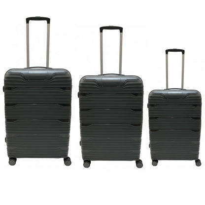 Alpha 55 Set de 3 Valises Rigides 8 Roues – Trio Voyage Confort