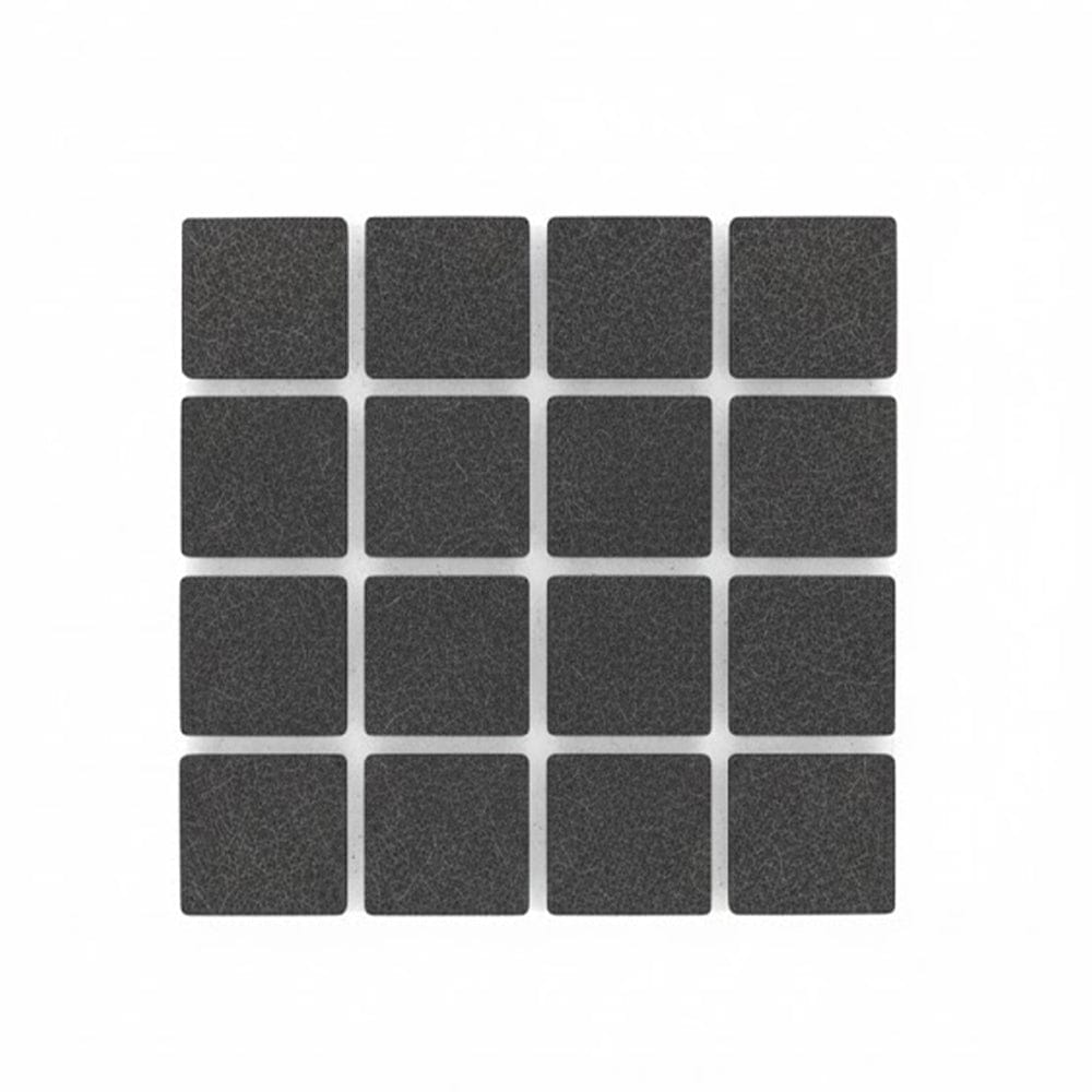 Alpha 55 Set de 32 patins feutre noirs protection sol