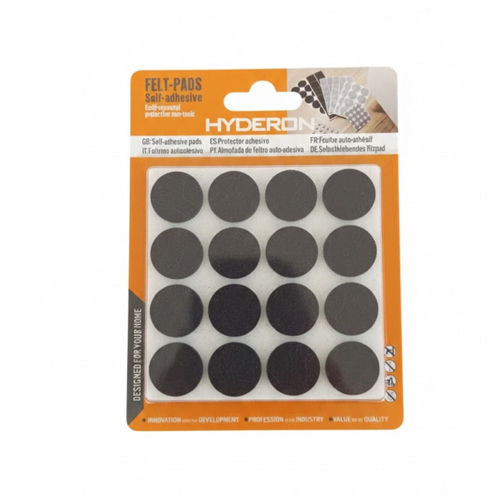 Alpha 55 Set de 32 protections pied de chaise feutre noir