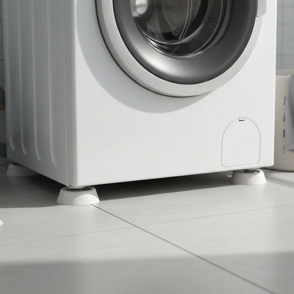 Alpha 55 Set de 4 amortisseurs de vibration en plastique blanc