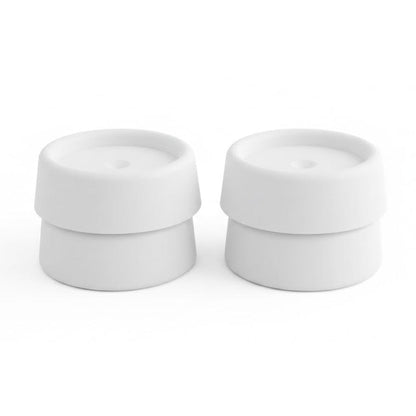 Alpha 55 Set de 4 amortisseurs de vibration en plastique blanc