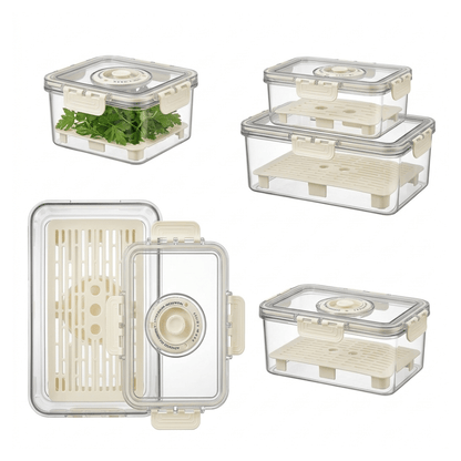 Alpha 55 Set de 4 boîtes rectangulaires avec valve