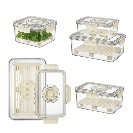 Alpha 55 Set de 4 boîtes rectangulaires avec valve