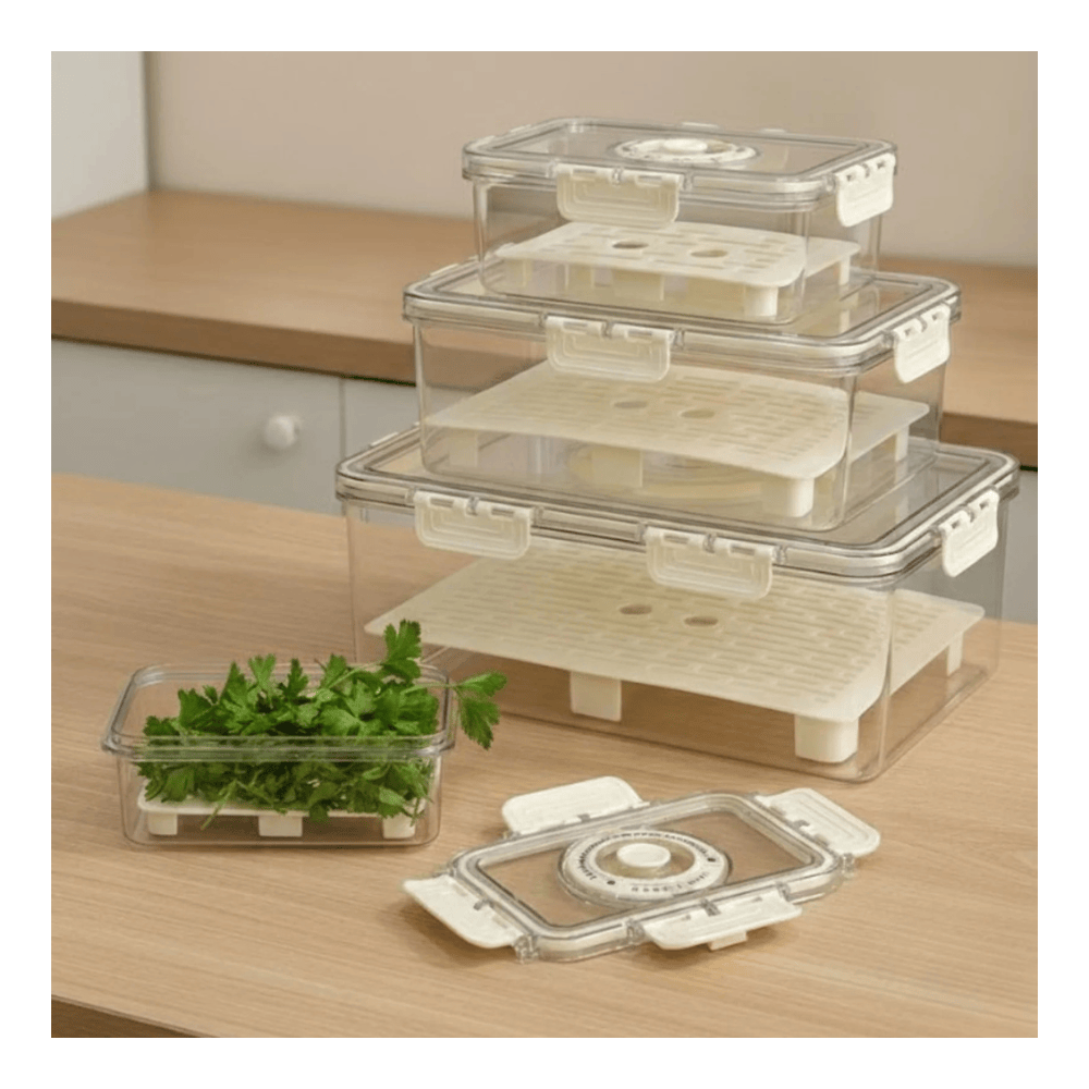 Alpha 55 Set de 4 boîtes rectangulaires avec valve