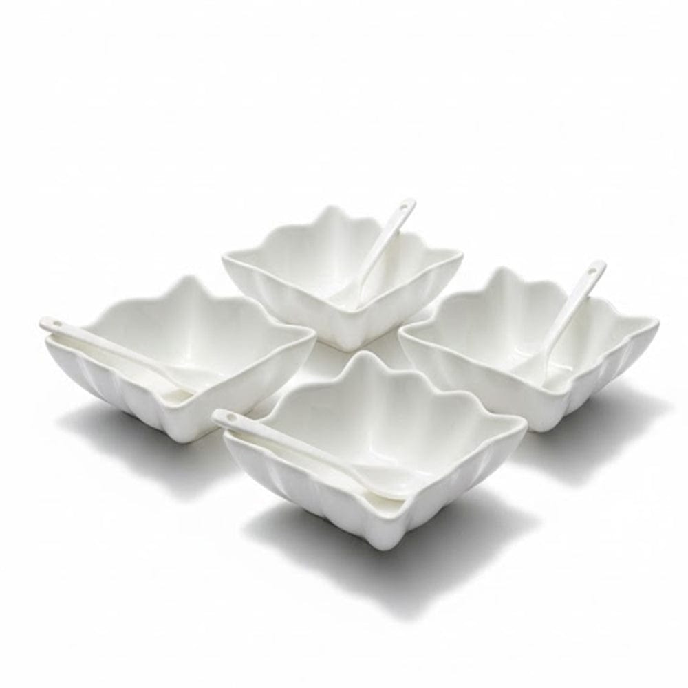 Alpha 55 Set de 4 Coupelles avec Cuillères Yamasin – Design Chic