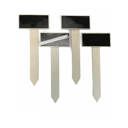 Alpha 55 Set de 4 étiquettes plantes avec craie