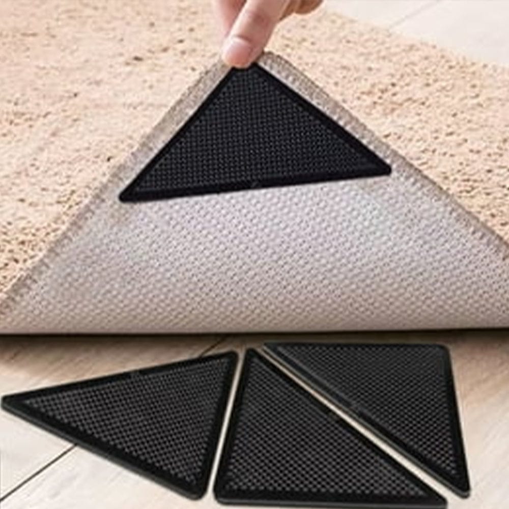 Alpha 55 Set de 4 protections d’angle antidérapantes noires