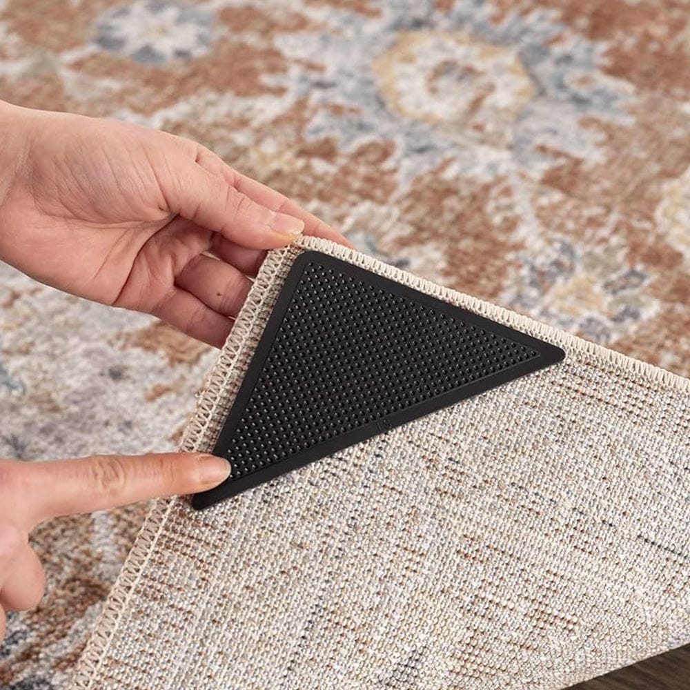 Alpha 55 Set de 4 protections d’angle antidérapantes noires