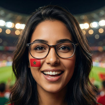 Alpha 55 Set de 4 Tatouages Visage Maroc – Éclat & Tradition Moderne