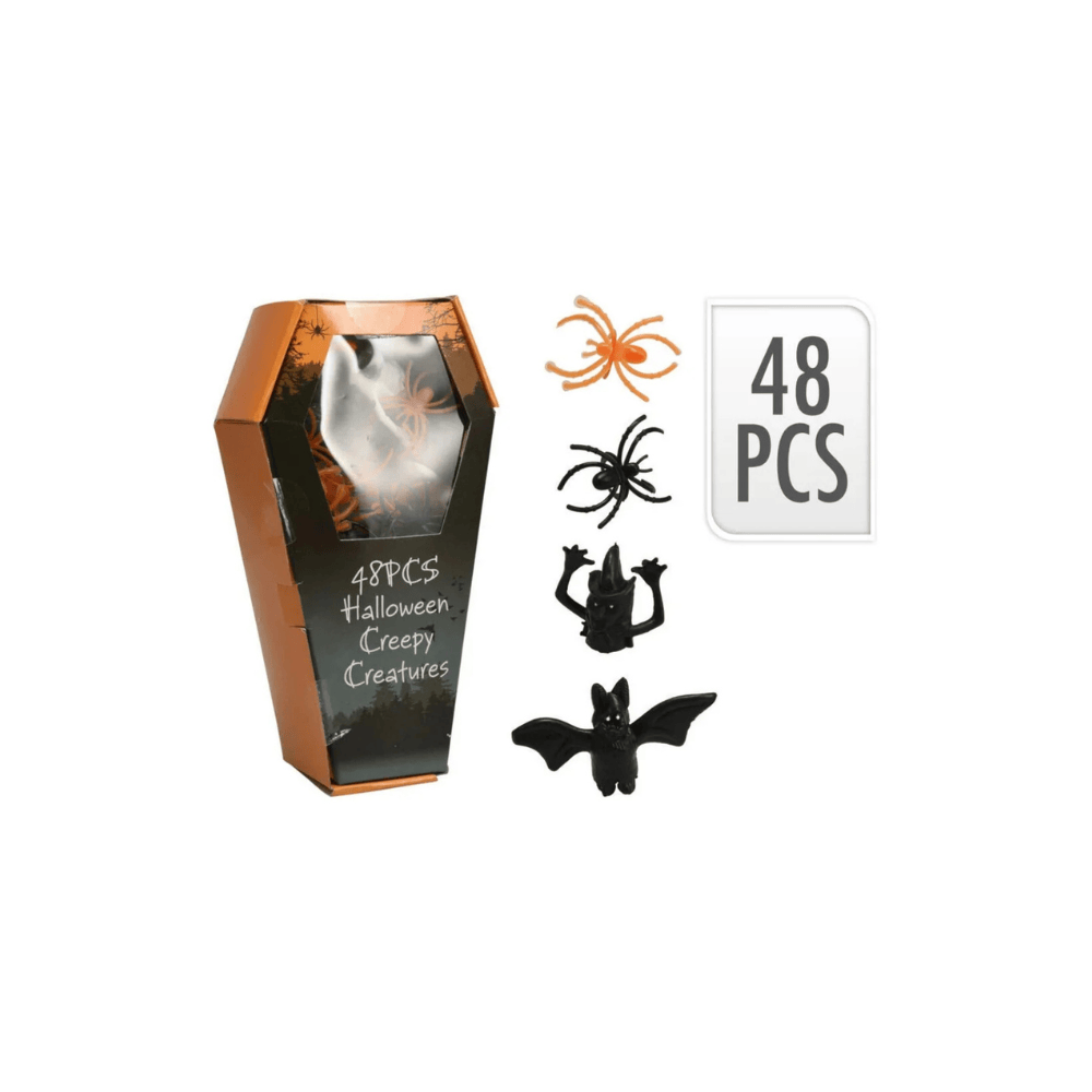 Alpha 55 Set de 48 Créatures Variées – Décoration Halloween