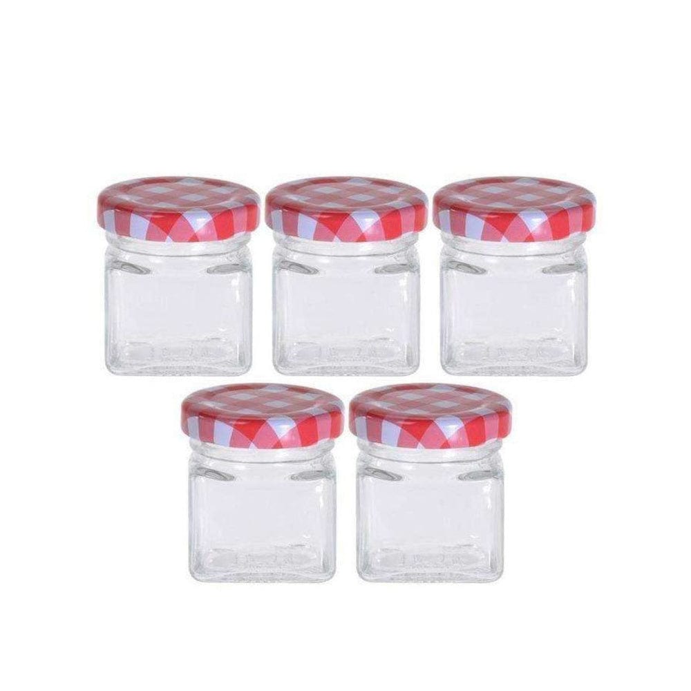 Alpha 55 Set de 5 mini bocaux en verre