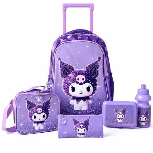 Alpha 55 Set de 5 Pièces Trolley 17" Licence Kuromi
