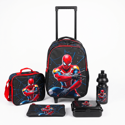 Alpha 55 Set de 5 Pièces Trolley 17" Licence Spider-Man