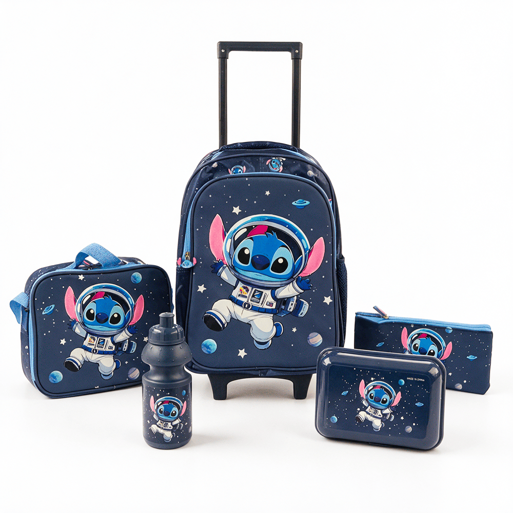 Alpha 55 Set de 5 Pièces Trolley 17" Licence Stitch