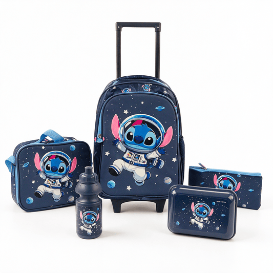 Alpha 55 Set de 5 Pièces Trolley 17" Licence Stitch