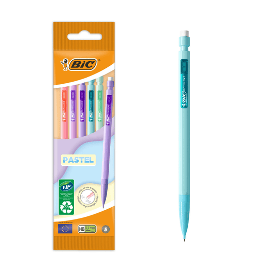 Alpha 55 Set de 5 Porte-Mines BIC Matic Pastel 0,7 mm