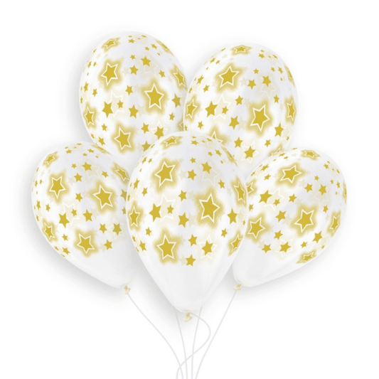 Alpha 55 Set de 50 ballons Crystal Stars latex