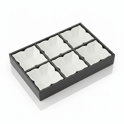 Alpha 55 Set de 6 Coupelles Polyvalentes - Design Moderne & Chic