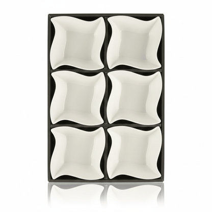 Alpha 55 Set de 6 Coupelles Polyvalentes - Design Moderne & Chic