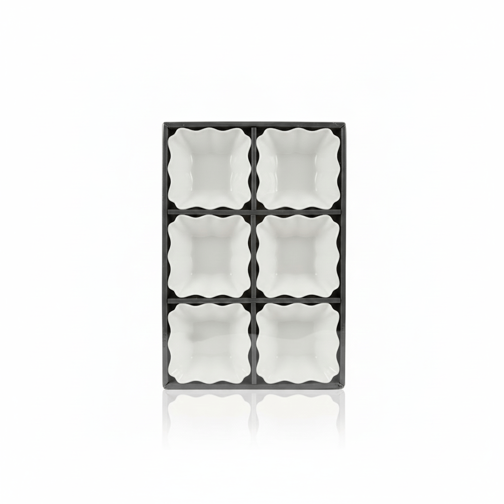 Alpha 55 Set de 6 Coupelles Polyvalentes - Design Moderne & Chic