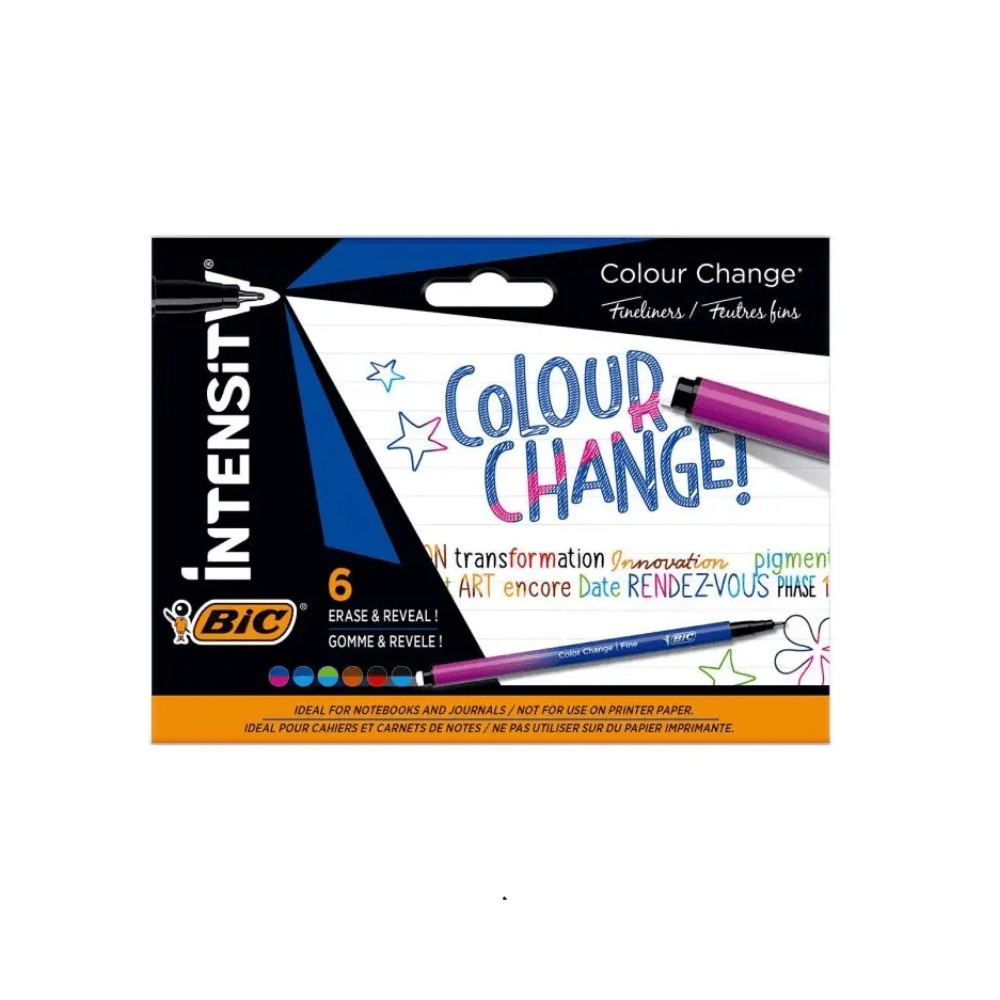 Alpha 55 Set de 6 Feutres BIC Intensity Colour Change