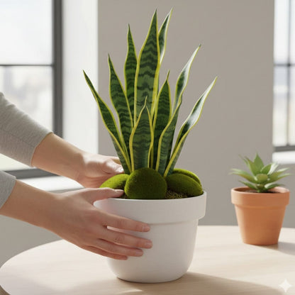 Alpha 55 Set de 6 galets en mousse artificielle décorative