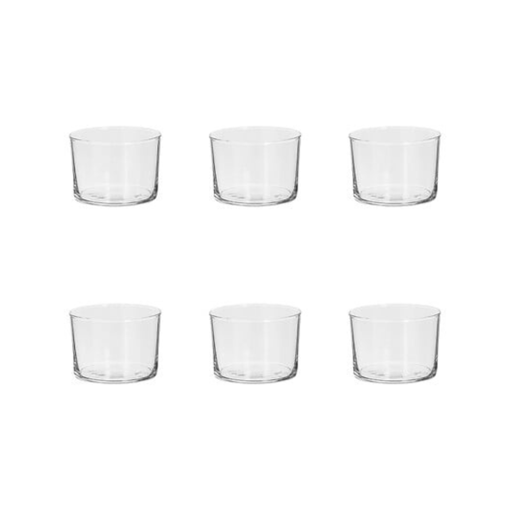Alpha 55 Set de 6 Gobelets Bas Bodeg'eau 24 cl en Verre