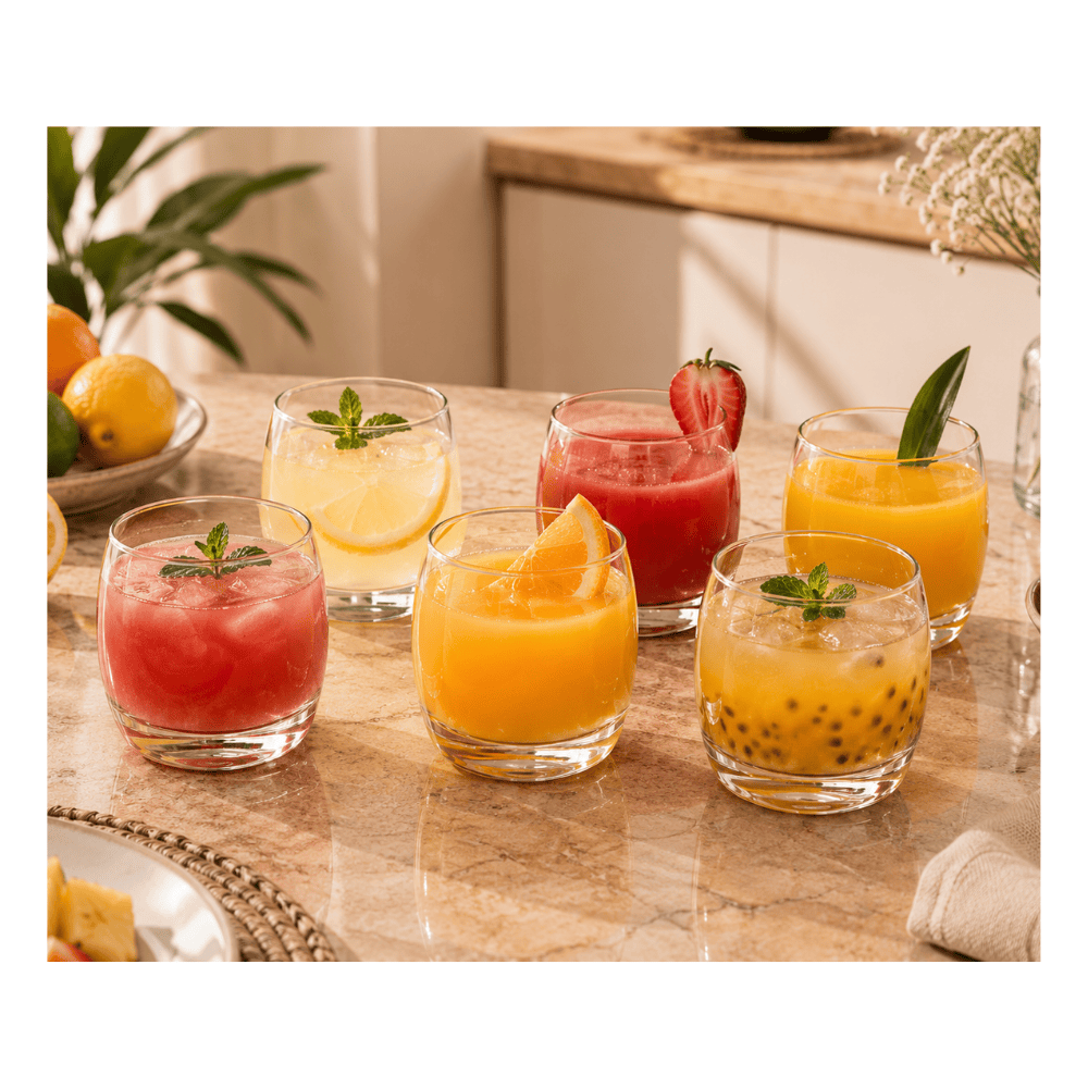 Alpha 55 Set de 6 Gobelets Bas Empil'eau 32 cl en Verre