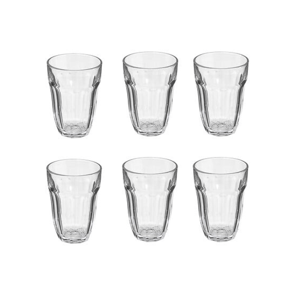 Alpha 55 Set de 6 Gobelets Bas Enz’eau 21 cl en Verre