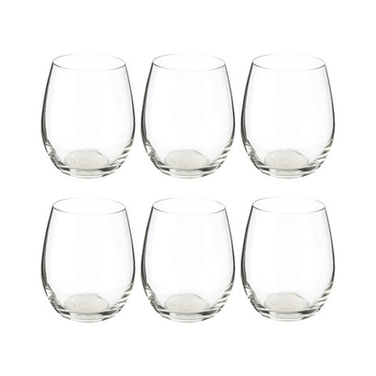Alpha 55 Set de 6 Gobelets Bas Orpea 36 cl en Verre