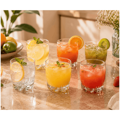 Alpha 55 Set de 6 Gobelets Bas Tin'eau 31 cl en Verre