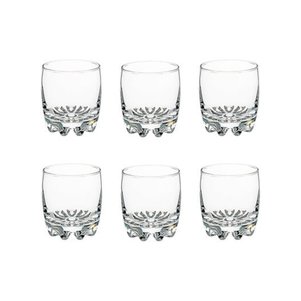 Alpha 55 Set de 6 Gobelets Bas Tin'eau 31 cl en Verre