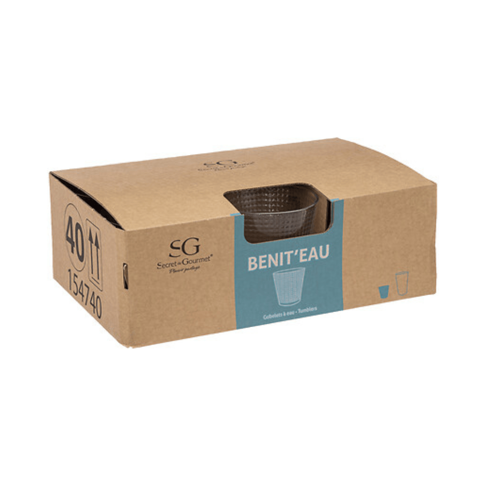Alpha 55 Set de 6 Gobelets Benit Eau 25cl Élégant