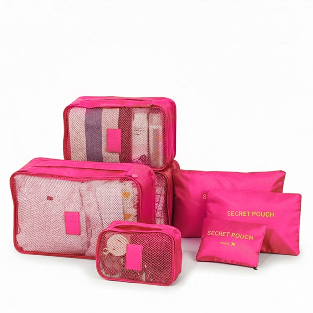 Alpha 55 Set de 6 Organiseurs de Voyage – Pratiques & Légers