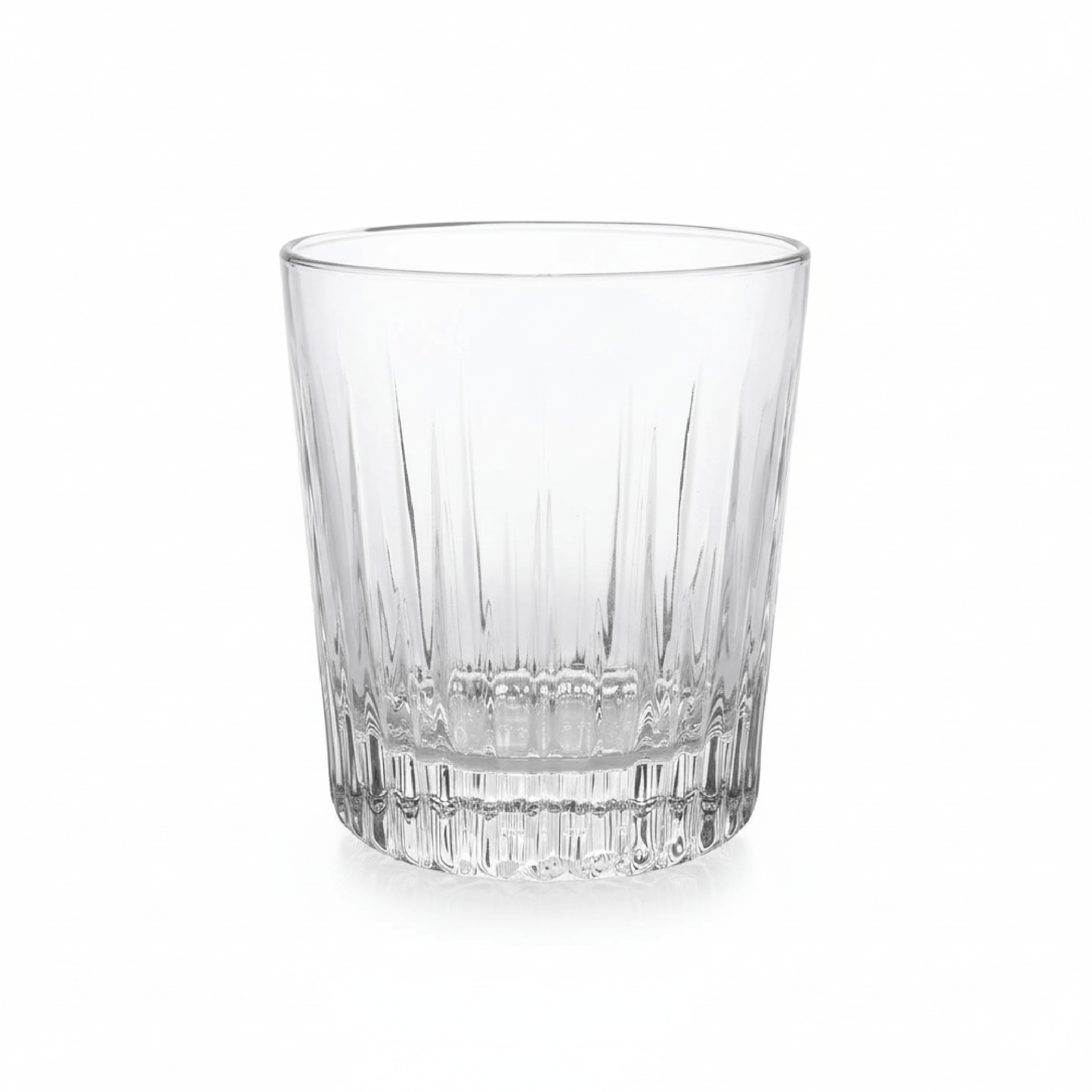 Alpha 55 Set de 6 Verres à Eau Forme Basse – Modèle Rayé