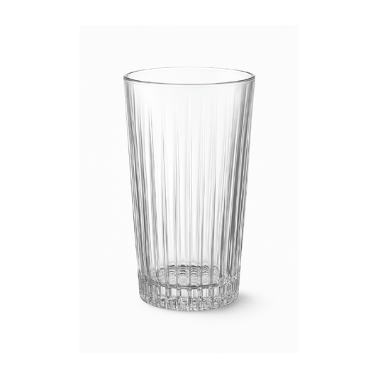 Alpha 55 Set de 6 Verres à Eau Forme Haute – Modèle Rayé