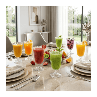 Alpha 55 Set de 6 Verres à Pied Julia 25 cl en Verre