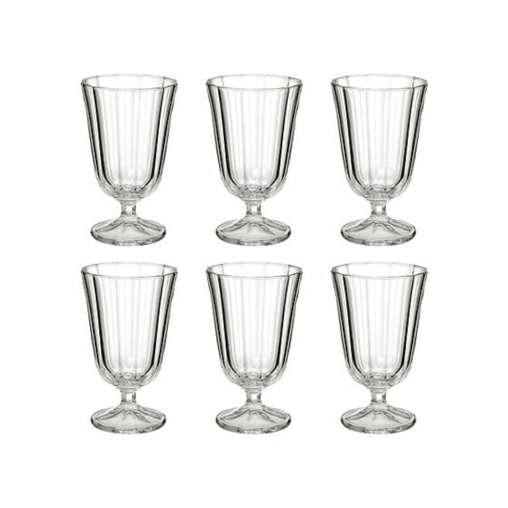 Alpha 55 Set de 6 Verres à Pied Julia 25 cl en Verre