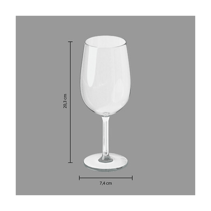 Alpha 55 Set de 6 Verres à Pied Orpea 36 cl en Verre