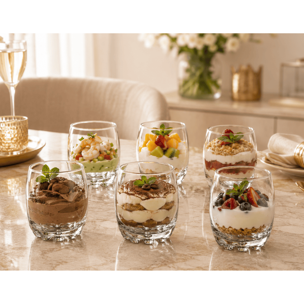 Alpha 55 Set de 6 verrines SYLVANA 8 cl – Élégantes & mini