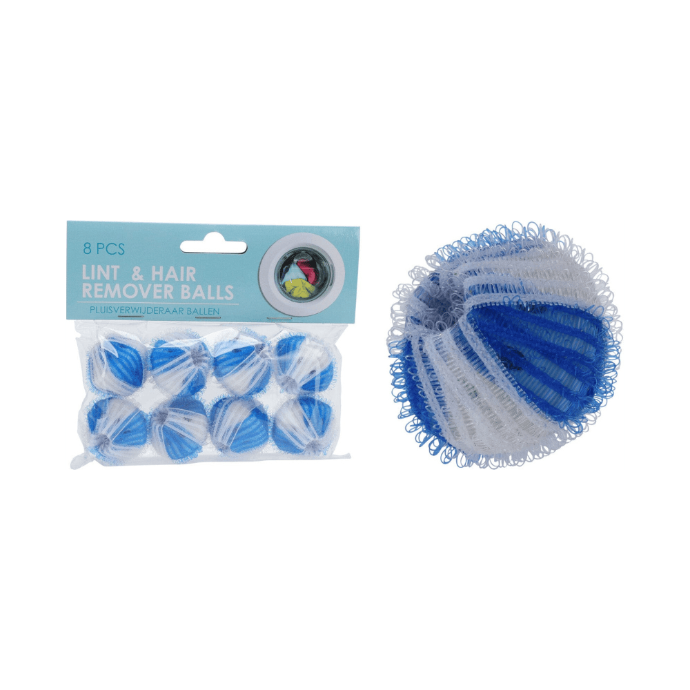 Alpha 55 Set de 8 boules de lavage anti-peluches & cheveux