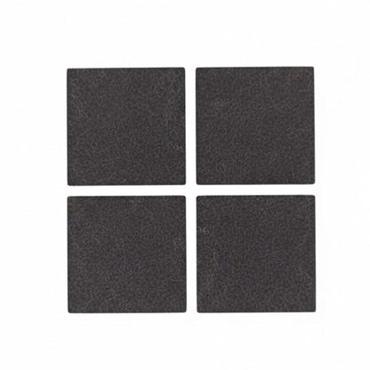 Alpha 55 Set de 8 protections pied de chaise feutre noir