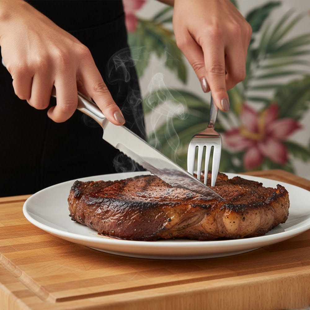 Alpha 55 Set de Service 2 Pièces – Fourchette & Couteau de Service