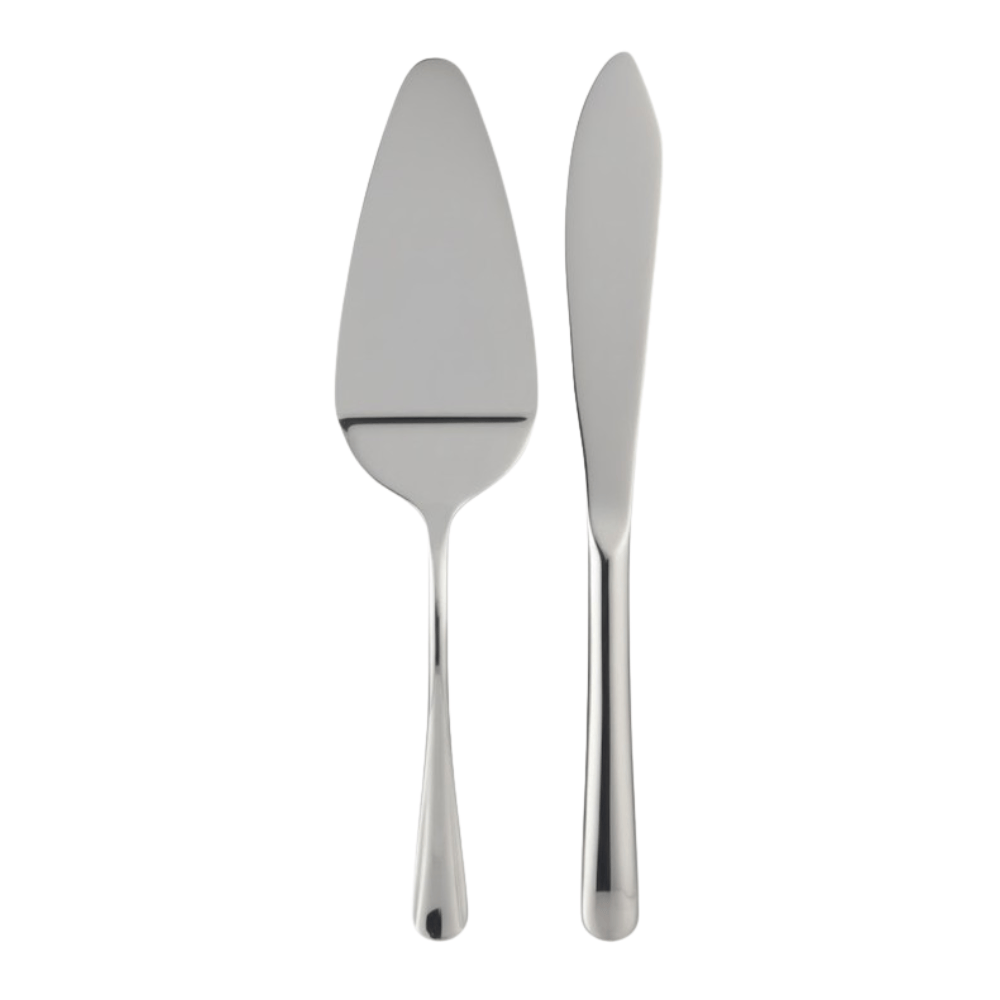 Alpha 55 Set de Service Gâteau 2P – Pelle & Couteau en Inox Chic