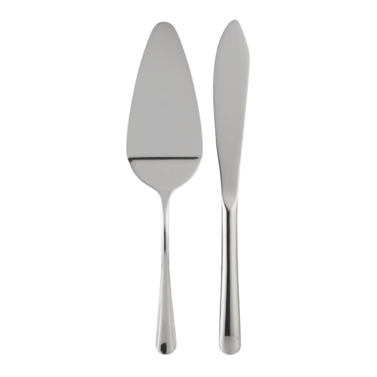 Alpha 55 Set de Service Gâteau 2P – Pelle & Couteau en Inox Chic