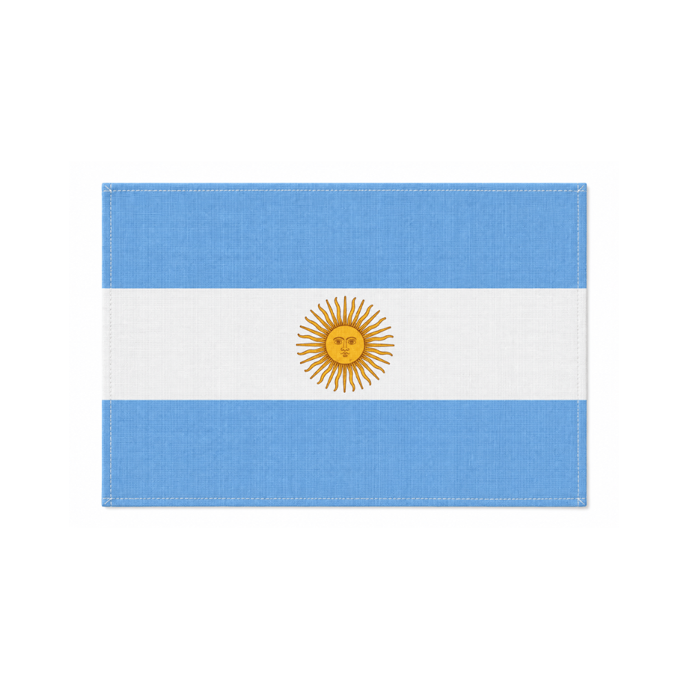 Alpha 55 Set de Table Argentine - Élégant & Facile à Nettoyer