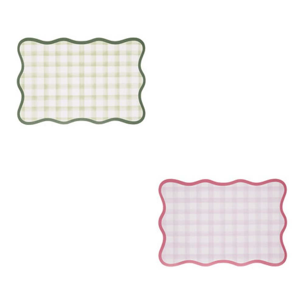 Alpha 55 Set de Table Fleur de Rose Élégant