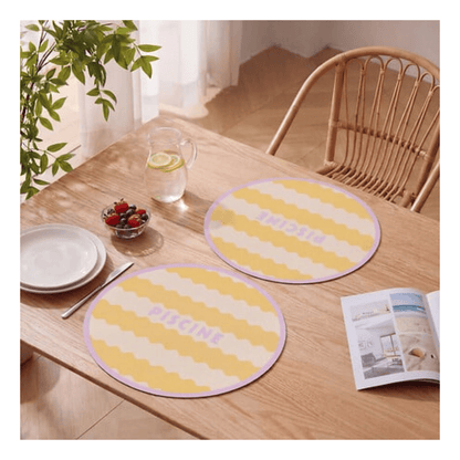 Alpha 55 Set de Table Poolside Moderne et Élégant