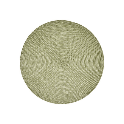 Alpha 55 Set de table tressé vert olive élégant