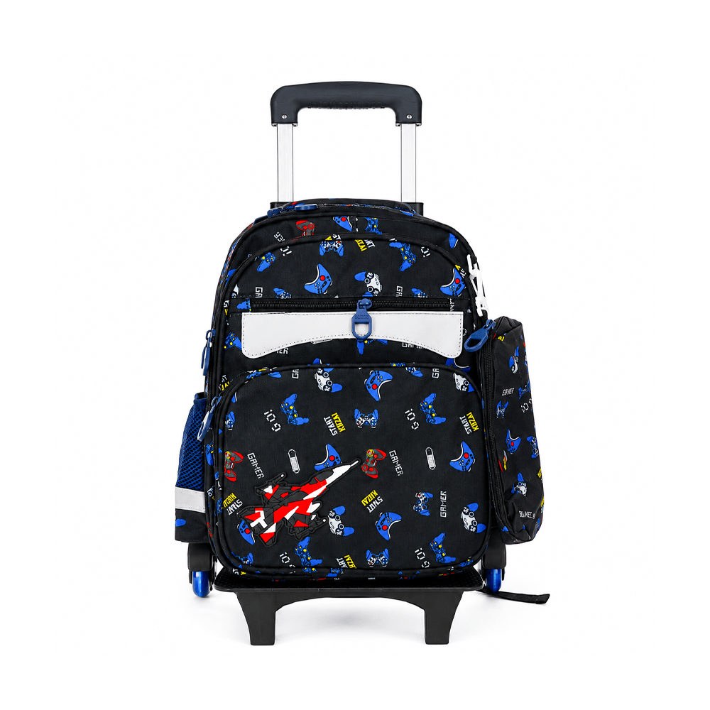 Alpha 55 Set Duo Trolley 15" Imprimé Bleu Marine